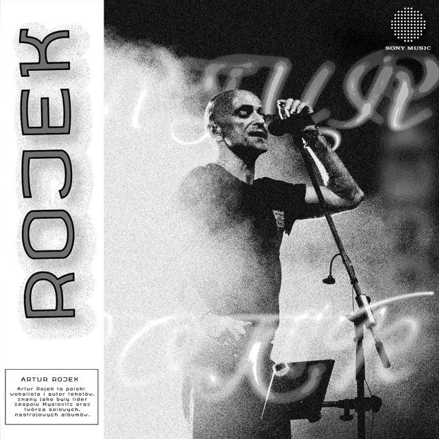 Rojek — plakat monochromatyczny
